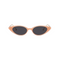 Beige with Black Lenses