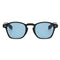 Black with Blue Lenses