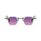 Transparent with Purple Lenses